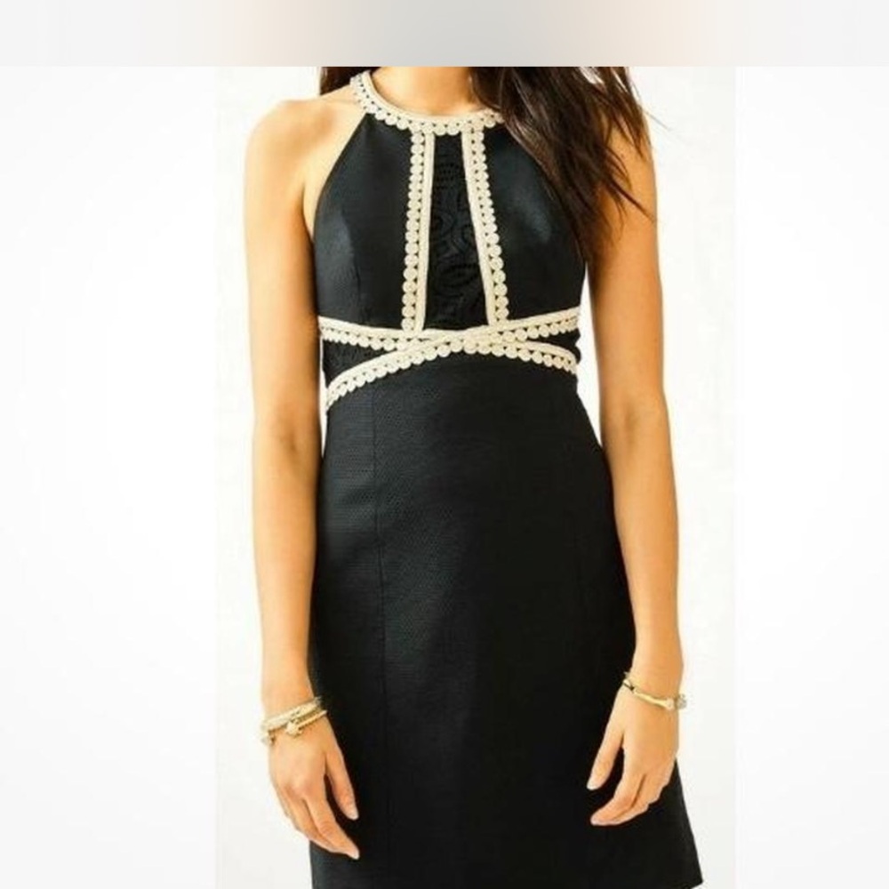 Lilly Pulitzer Dresses Layne Onyx Black Gold